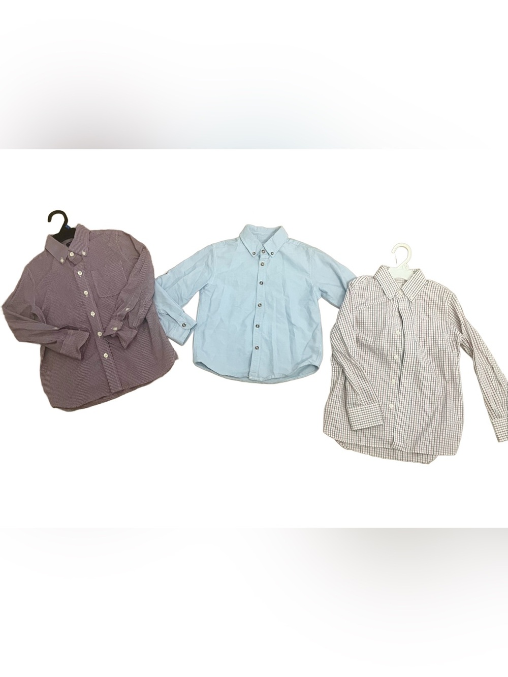 Bundle of 3 Boy’s Kids Size 6/7 Button Down Dress Shirts - perfect for holidays